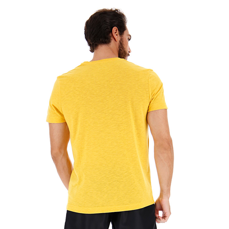 Lotto L73 V Beach Prt2 Pl T Shirts Yellow | SN2R6GQY