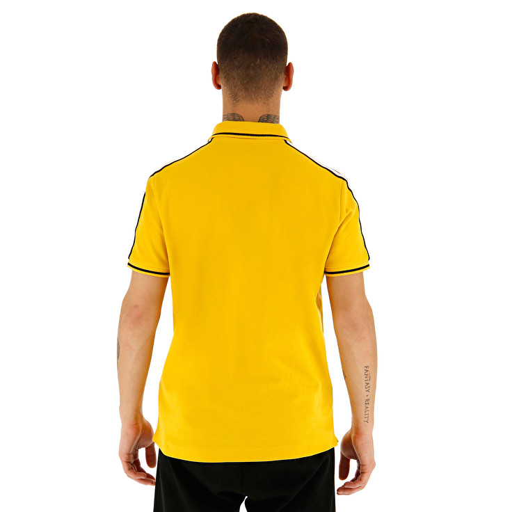 Lotto Lipari Pq Polo Shirts Gold | 5TN4MPWC