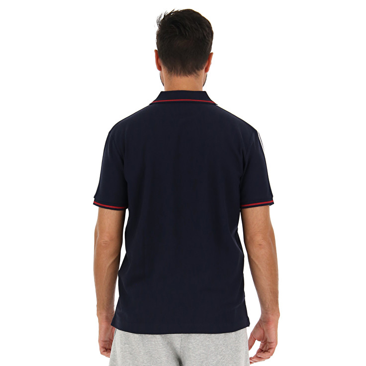 Lotto Lipari Pq Polo Shirts Navy | GPJMUGRV