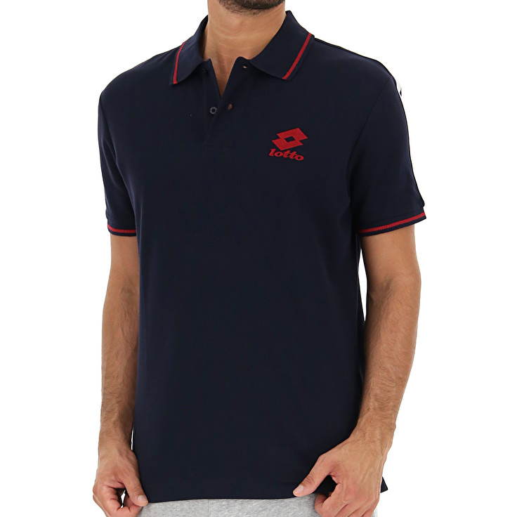 Lotto Lipari Pq Polo Shirts Navy | GPJMUGRV