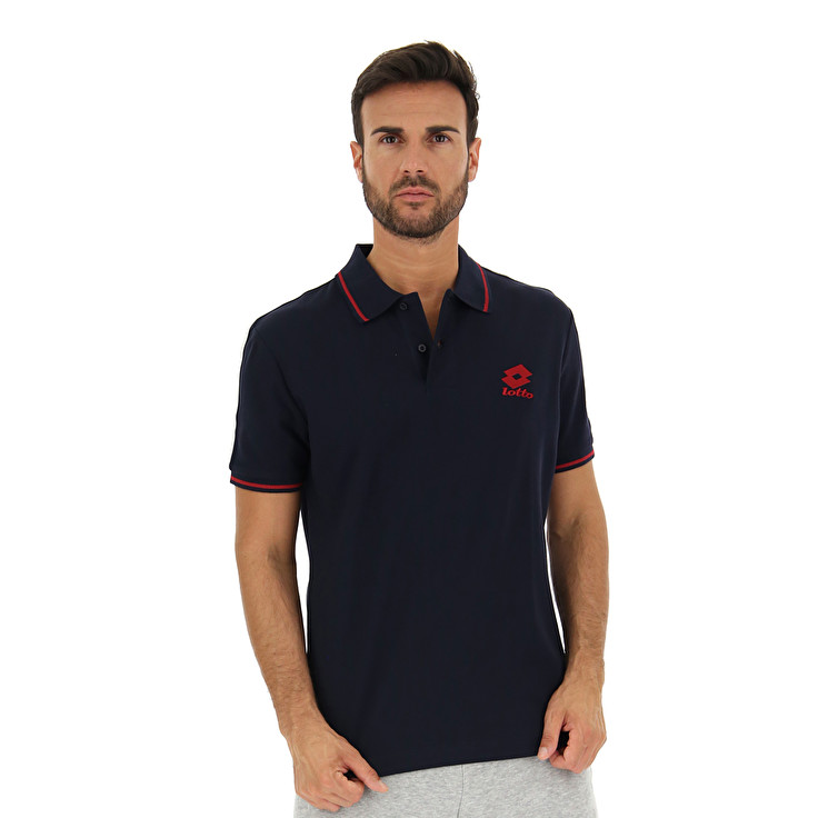 Lotto Lipari Pq Polo Shirts Navy | GPJMUGRV