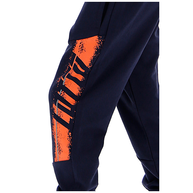 Lotto Logo Pants Tracksuits Navy / Orange | EOUKJXQO