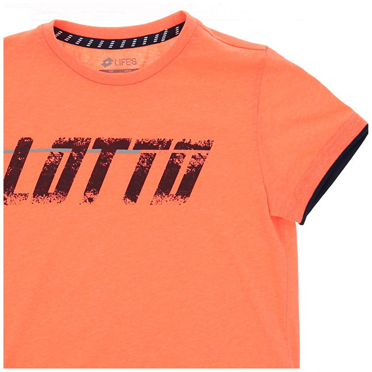 Lotto Logo T Shirts Orange | XCTOI4ZE