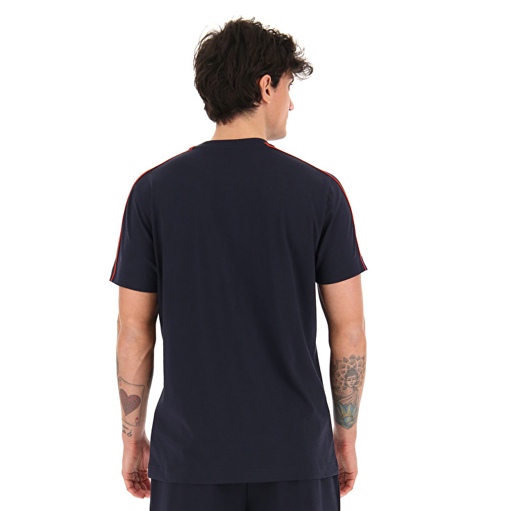 Lotto Logo Vi Js T Shirts Navy | C0NLISYV