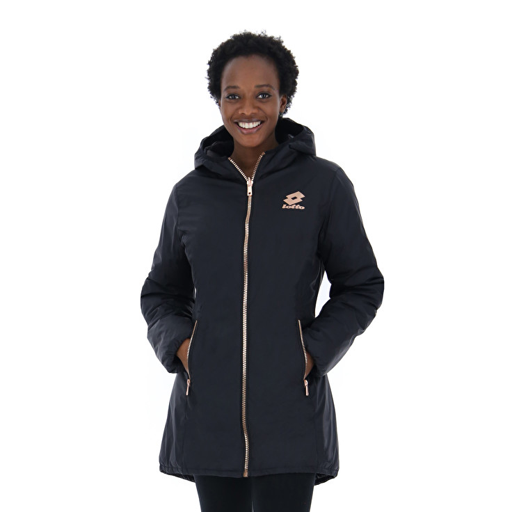 Lotto Lungo St Moritz W Iii Pad Ny Jackets Black | VBR7OSPH