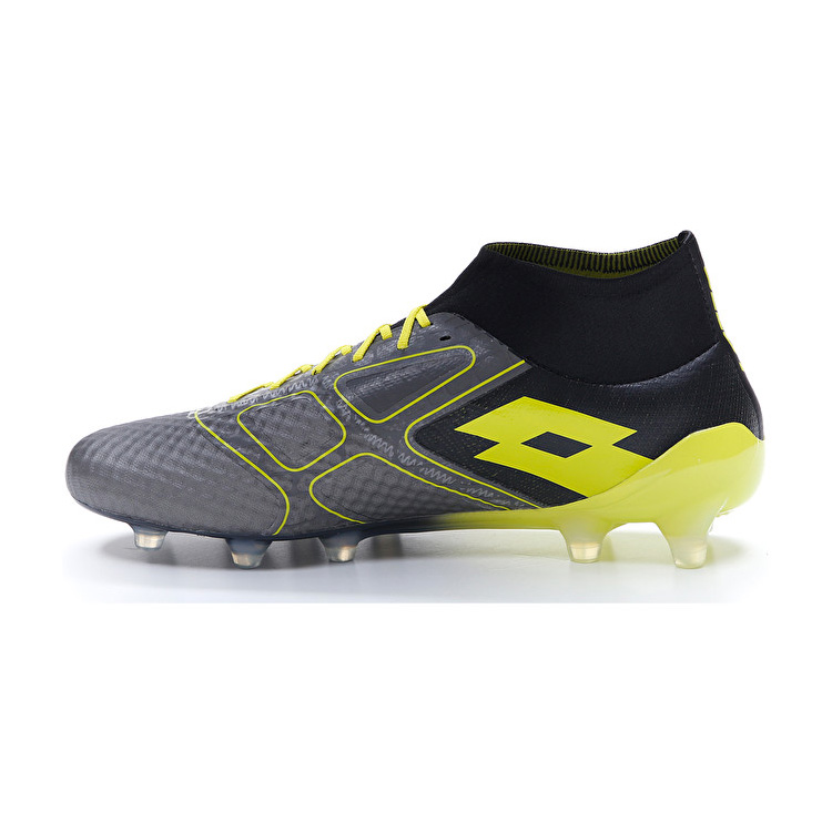 Lotto Maestro 100 Iii Fg Soccer Shoes Grey / Black / Green | H0MOI6ZB