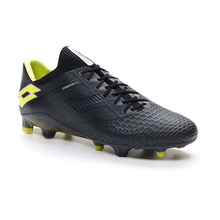 Lotto Maestro 100 Iv Fg Soccer Shoes Black / Green | EF63ZL18