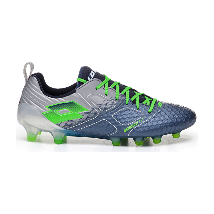 Lotto Maestro 200 Fg Soccer Shoes Blue / Green / Silver | QN5SZZCT