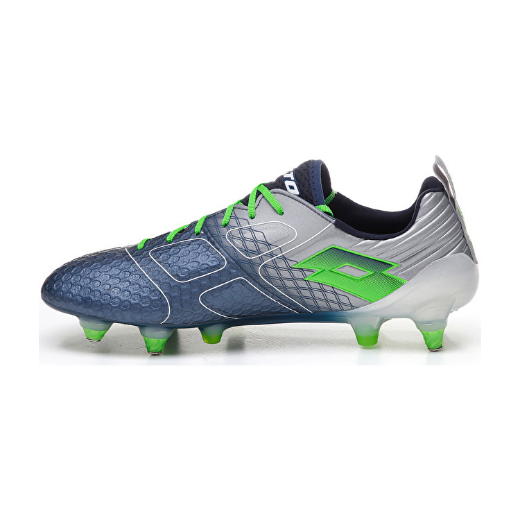 Lotto Maestro 200 Sgx Soccer Shoes Blue / Green / Silver | 3DSMLI2J