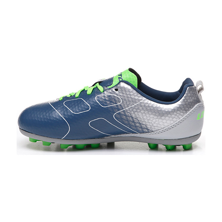 Lotto Maestro 700 Ag28 Jr Soccer Shoes Blue / Green / Silver | 4FDJ3AOX