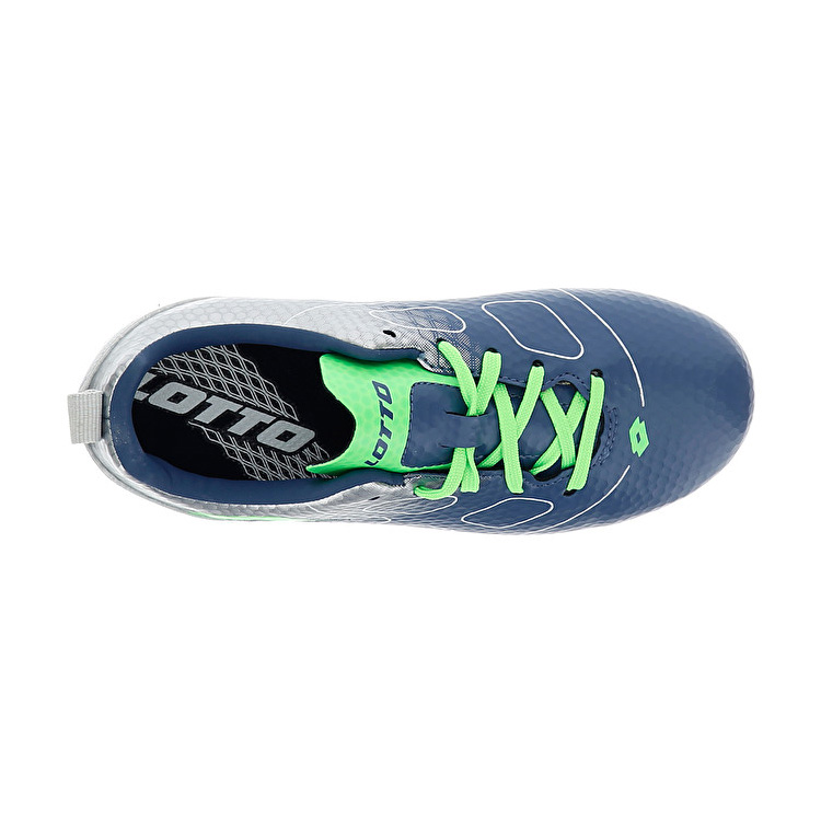 Lotto Maestro 700 Ag28 Jr Soccer Shoes Blue / Green / Silver | 4FDJ3AOX