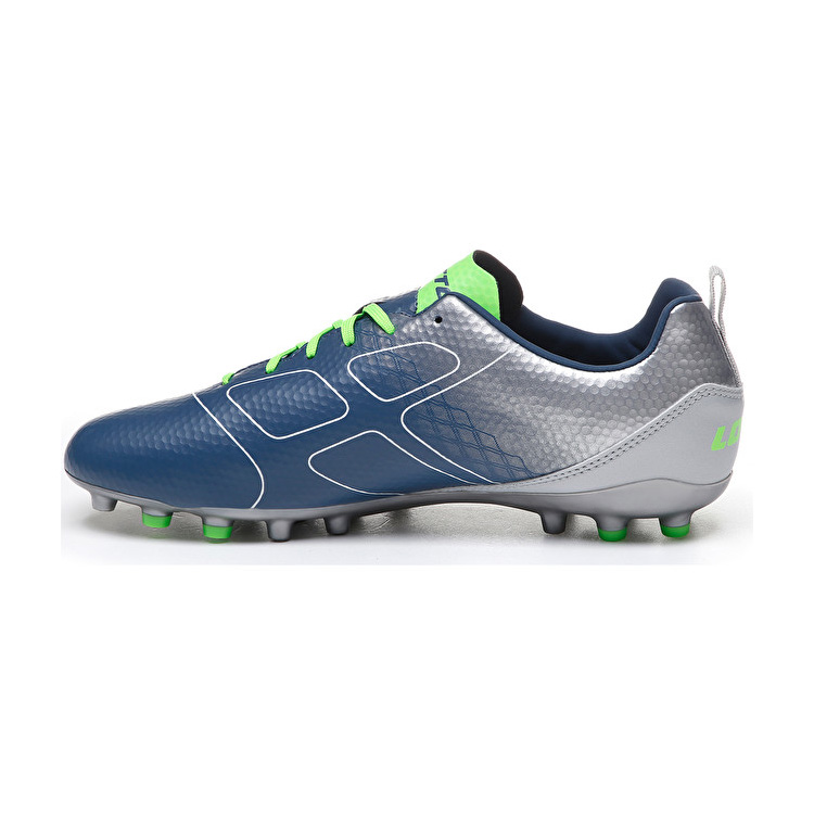 Lotto Maestro 700 Ag28 Soccer Shoes Blue / Green / Silver | MYWAX7JO