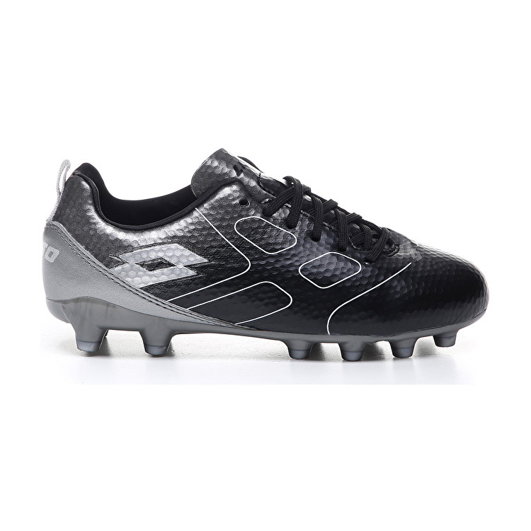 Lotto Maestro 700 Fg Jr Soccer Shoes Black / Silver | WIAQVK7V