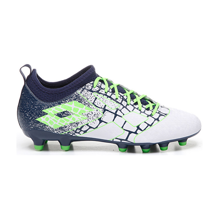 Lotto Maestro 700 Ii Fg Soccer Shoes White / Green / Navy | RQJ1SOZS