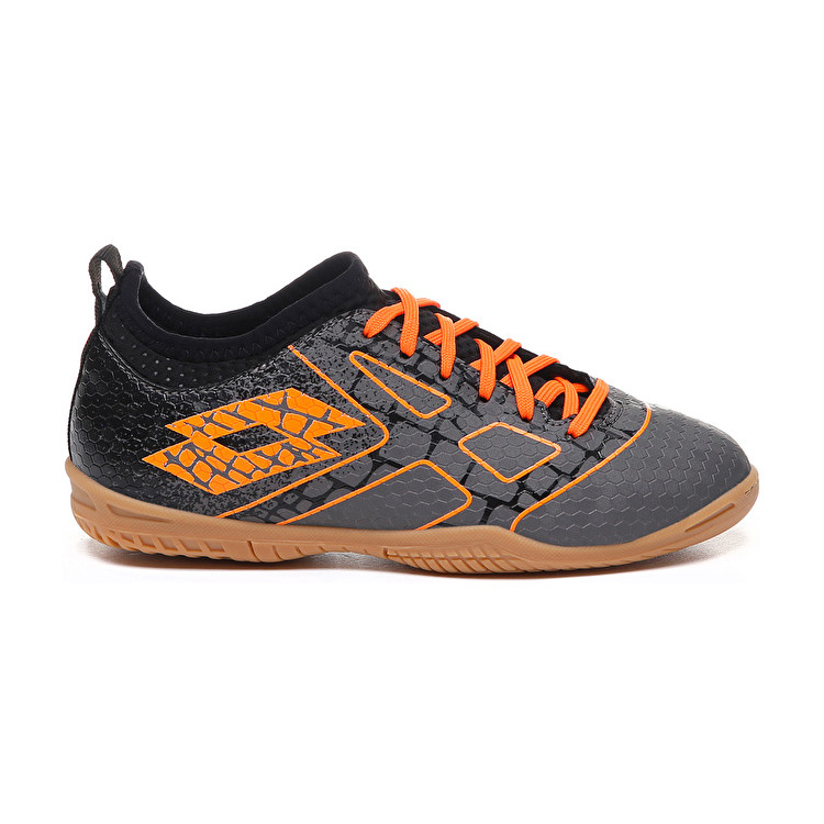 Lotto Maestro 700 Ii Id Jr Soccer Shoes Grey / Orange / Black | IYGEJG4H