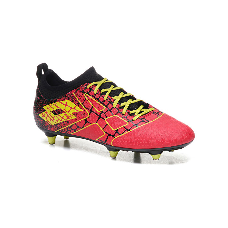 Lotto Maestro 700 Ii Sg6 Soccer Shoes Red / Black / Yellow | FZG43VYD