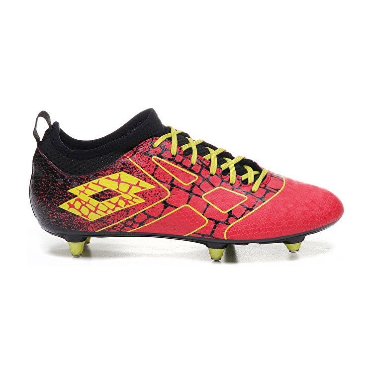 Lotto Maestro 700 Ii Sg6 Soccer Shoes Red / Black / Yellow | FZG43VYD