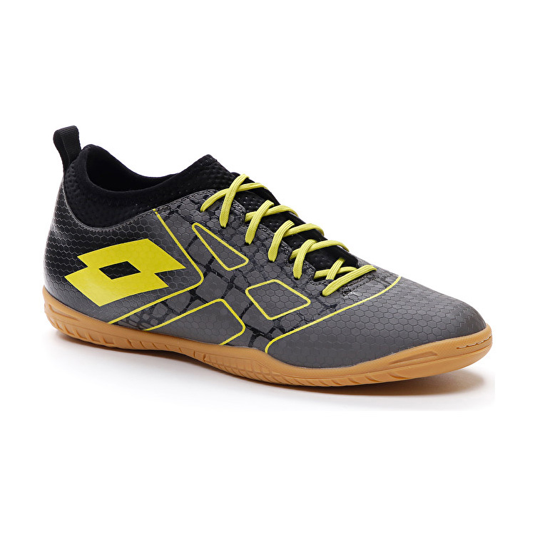 Lotto Maestro 700 Iii Id Soccer Shoes Grey / Black / Yellow | 8RBVZ2GQ