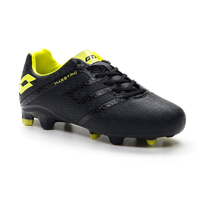 Lotto Maestro 700 Iv Fg Jr Soccer Shoes Black / Green | CWYBKTD5