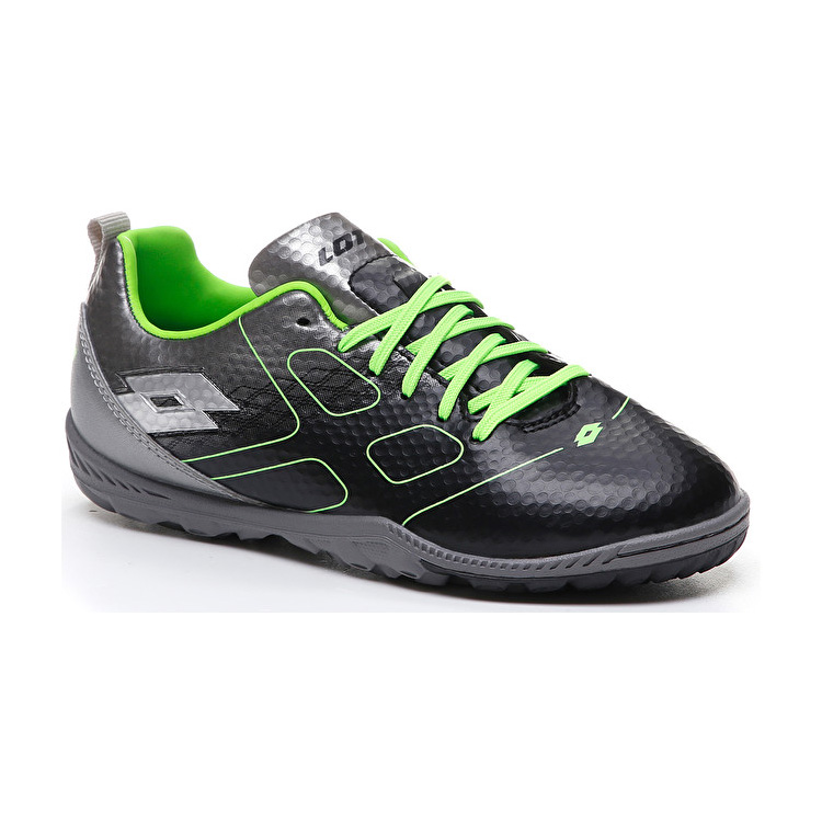 Lotto Maestro 700 Tf Jr Soccer Shoes Black / Green / Silver | ARKYHOD6