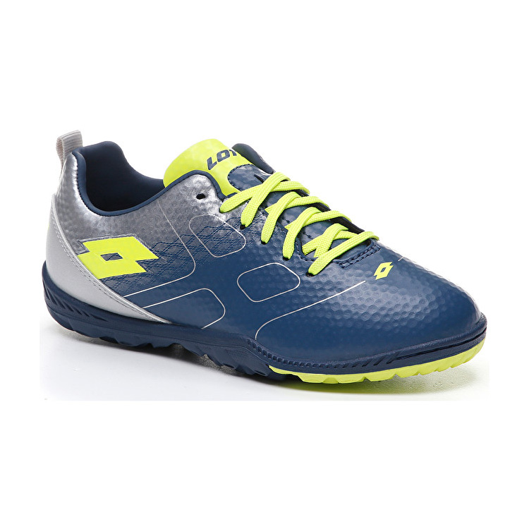 Lotto Maestro 700 Tf Jr Soccer Shoes Blue / Silver / Green | LWAIXPVG