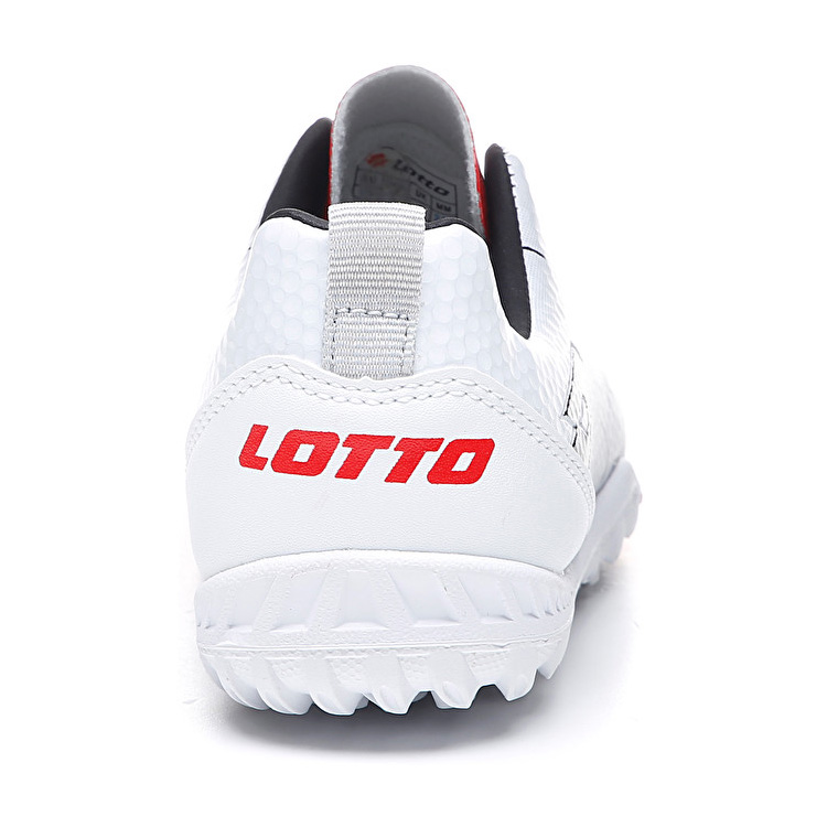 Lotto Maestro 700 Tf Jr Soccer Shoes Silver / White / Black / Red | B0F8XECD