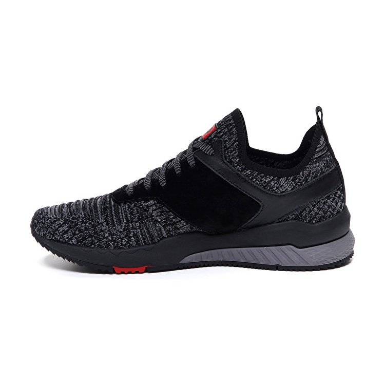 Lotto Marathon Knit Sneakers Black / Grey | KNLRBYUJ