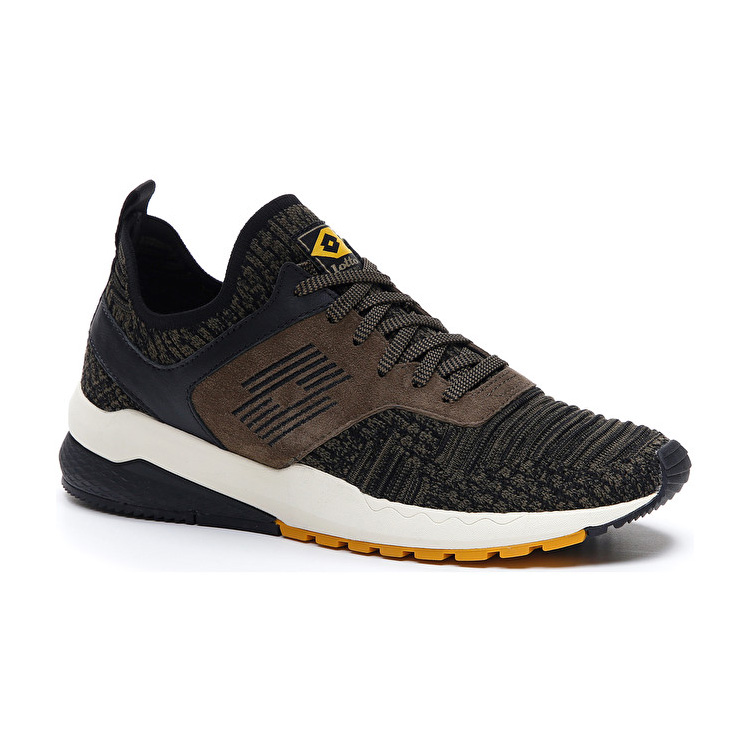 Lotto Marathon Knit Sneakers Brown / Black | ZLG2GCSA