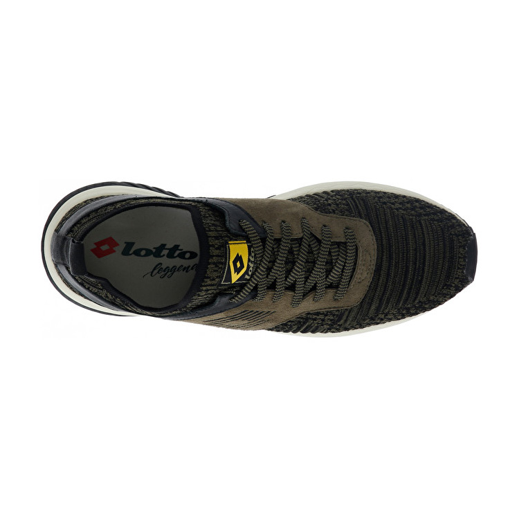 Lotto Marathon Knit Sneakers Brown / Black | ZLG2GCSA