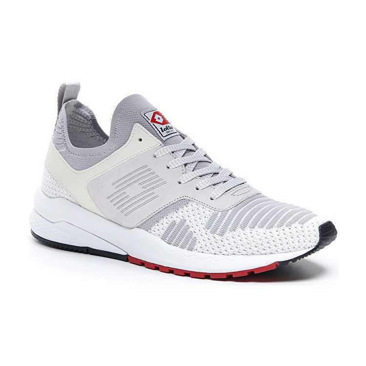 Lotto Marathon Knit Sneakers White / Grey | 52KNDLEQ