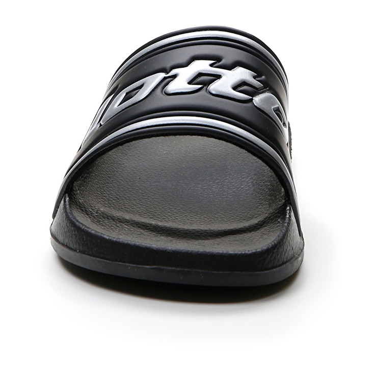 Lotto Midway Iv Slide W Slippers Black / Silver | 1RYBB30G