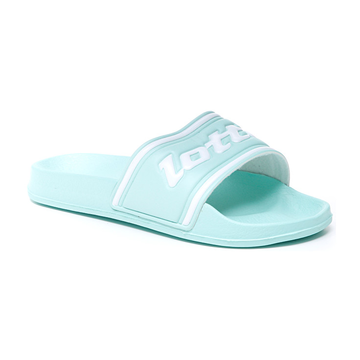 Lotto Midway Iv Slide W Slippers Green / White | 2QZ4GXWQ