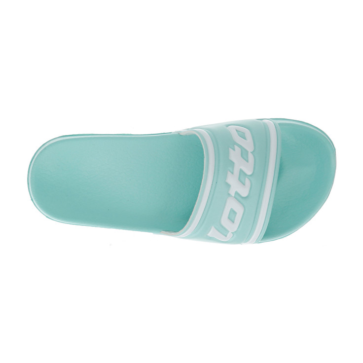 Lotto Midway Iv Slide W Slippers Green / White | 2QZ4GXWQ