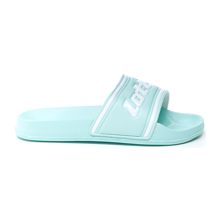 Lotto Midway Iv Slide W Slippers Green / White | 2QZ4GXWQ