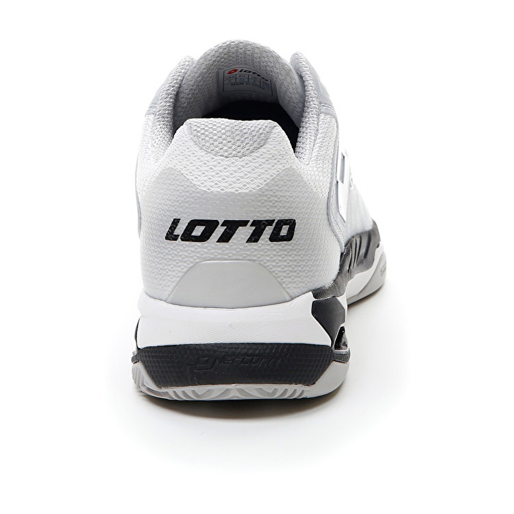 Lotto Mirage 100 Cly Tennis Shoes White / Black / Silver | 28QIGXKP