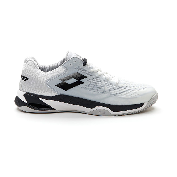 Lotto Mirage 100 Cly Tennis Shoes White / Black / Silver | 28QIGXKP