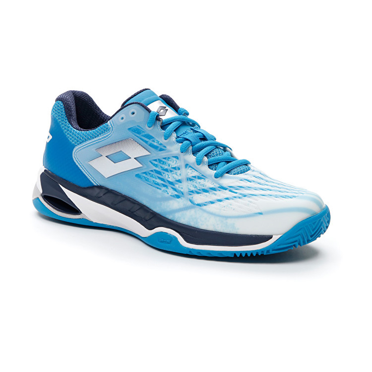 Lotto Mirage 100 Cly Tennis Shoes White / Blue | R3V8ZGT5