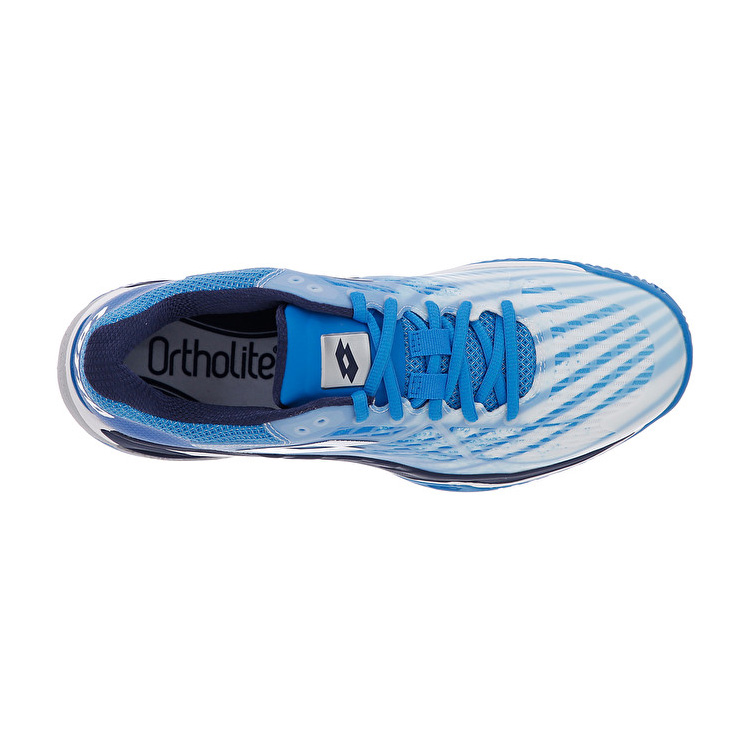 Lotto Mirage 100 Cly Tennis Shoes White / Blue | R3V8ZGT5