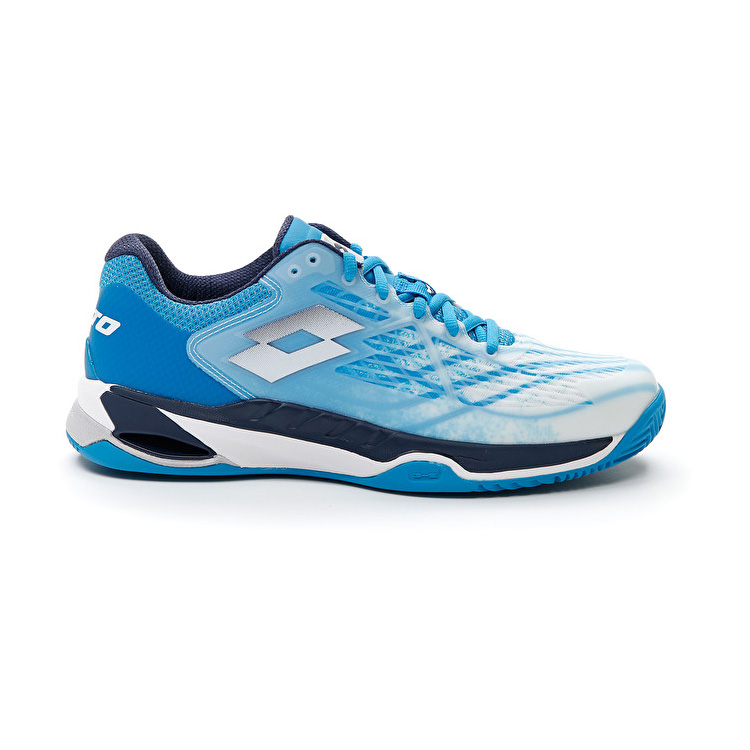 Lotto Mirage 100 Cly Tennis Shoes White / Blue | R3V8ZGT5