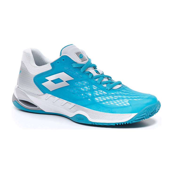 Lotto Mirage 100 Cly W Tennis Shoes Blue / White / Silver | LBES6T8F