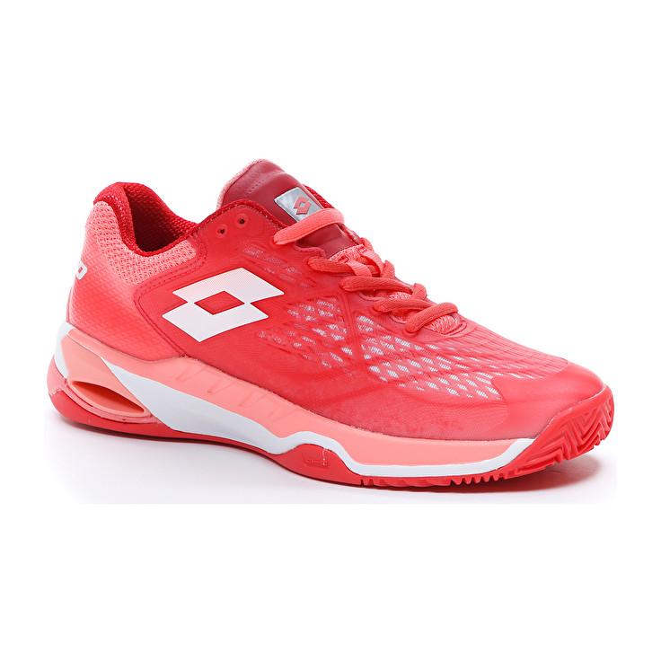 Lotto Mirage 100 Cly W Tennis Shoes Red / White / Rose | LDUMCZRO