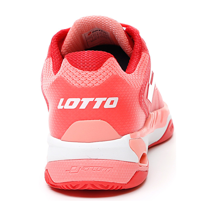 Lotto Mirage 100 Cly W Tennis Shoes Red / White / Rose | LDUMCZRO