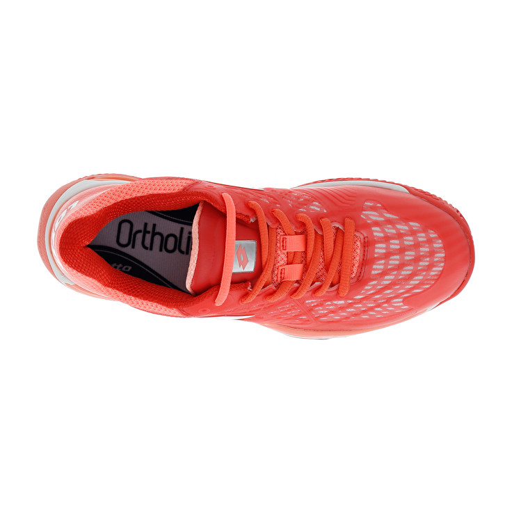 Lotto Mirage 100 Cly W Tennis Shoes Red / White / Rose | LDUMCZRO