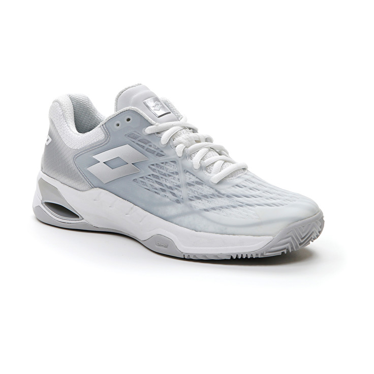 Lotto Mirage 100 Cly W Tennis Shoes White / Silver | XN7QMHIV