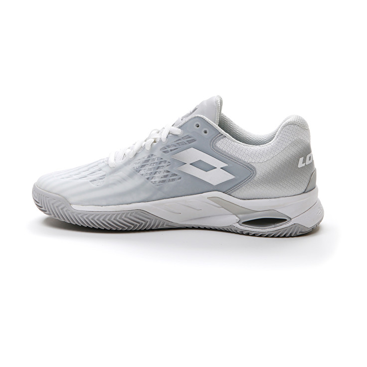 Lotto Mirage 100 Cly W Tennis Shoes White / Silver | XN7QMHIV