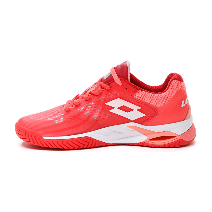 Lotto Mirage 100 Spd W Tennis Shoes Red / White / Rose | X85HPCZP