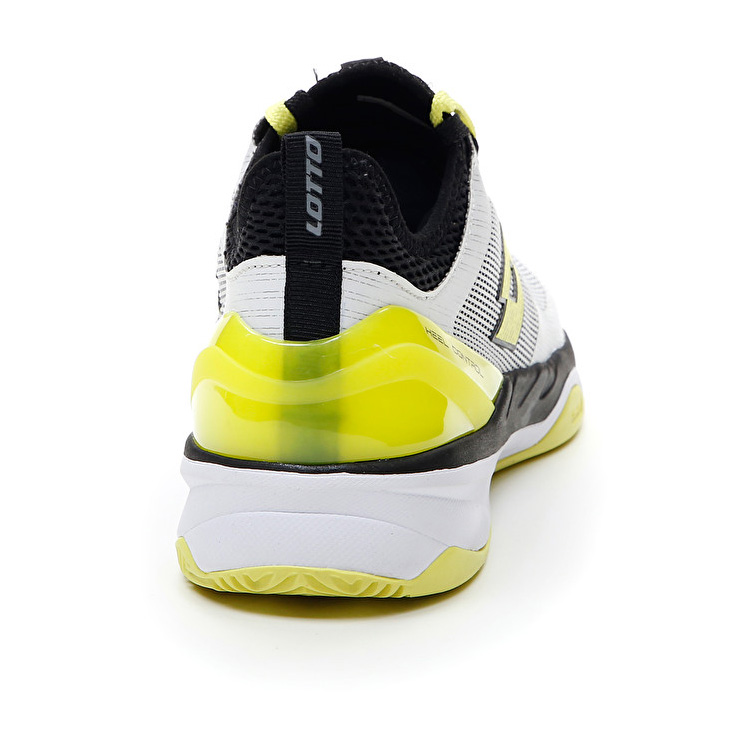 Lotto Mirage 200 Cly Tennis Shoes White / Yellow / Black | HGLBCRMX