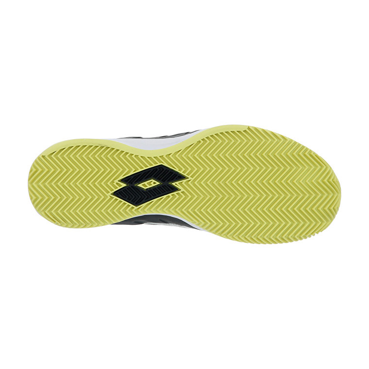 Lotto Mirage 200 Cly Tennis Shoes White / Yellow / Black | HGLBCRMX