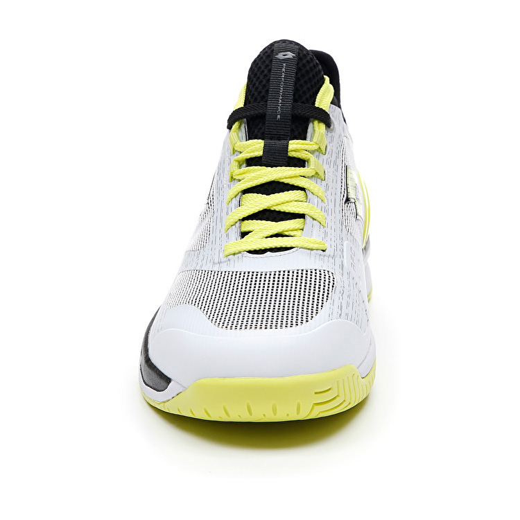 Lotto Mirage 200 Spd Tennis Shoes White / Yellow / Black | OTGQLSSC