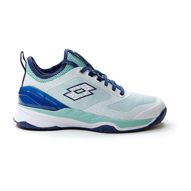 Lotto Mirage 200 Spd W Tennis Shoes White / Blue | Y7NQHLPR